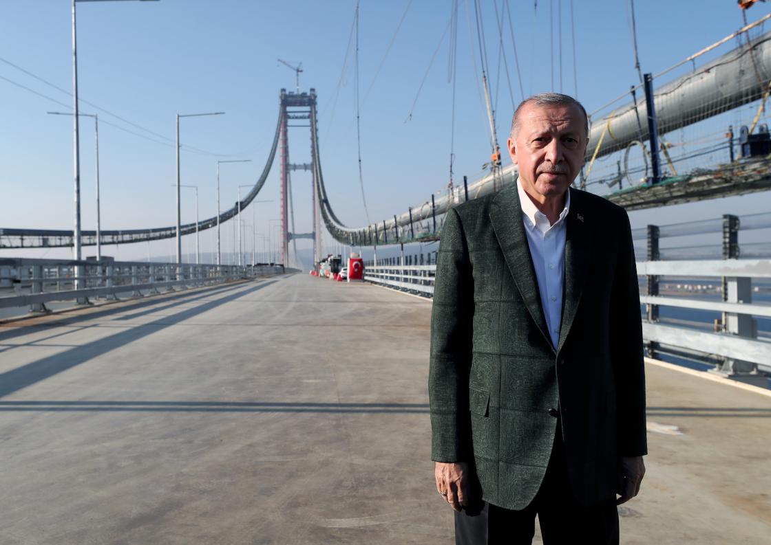 Cumhurbaşkanı Erdoğan: 1915 Çanakkale Köprüsü'nü en geç 18 Mart 2022'de hizmete açacağız